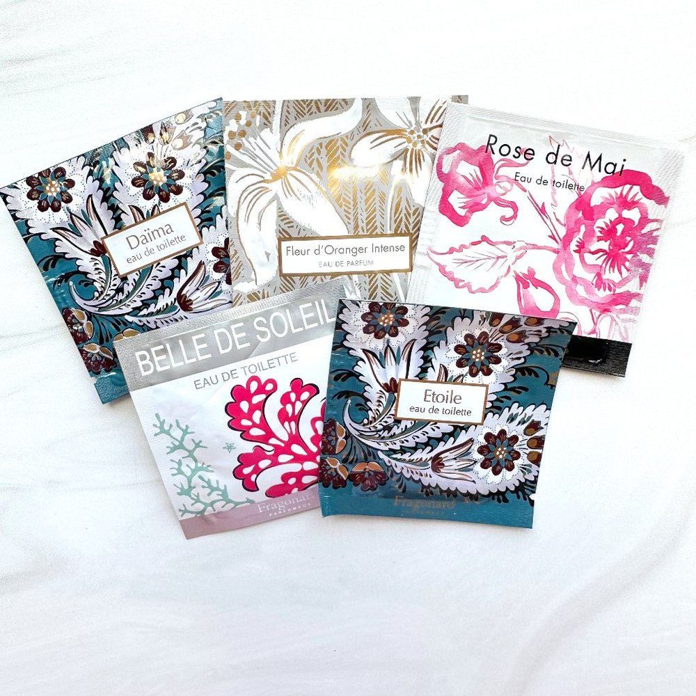 Fragonard | 5 Samples of Women's Perfume Made in France